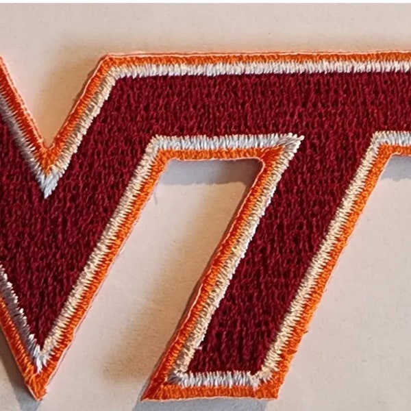 VIRGINIA TECH UNIVERSITY embroidered Patch/ Iron On Patch / Sew On Patch / Backpack Patch / Jacket Patch / Collegiate Embroidery / Hokies