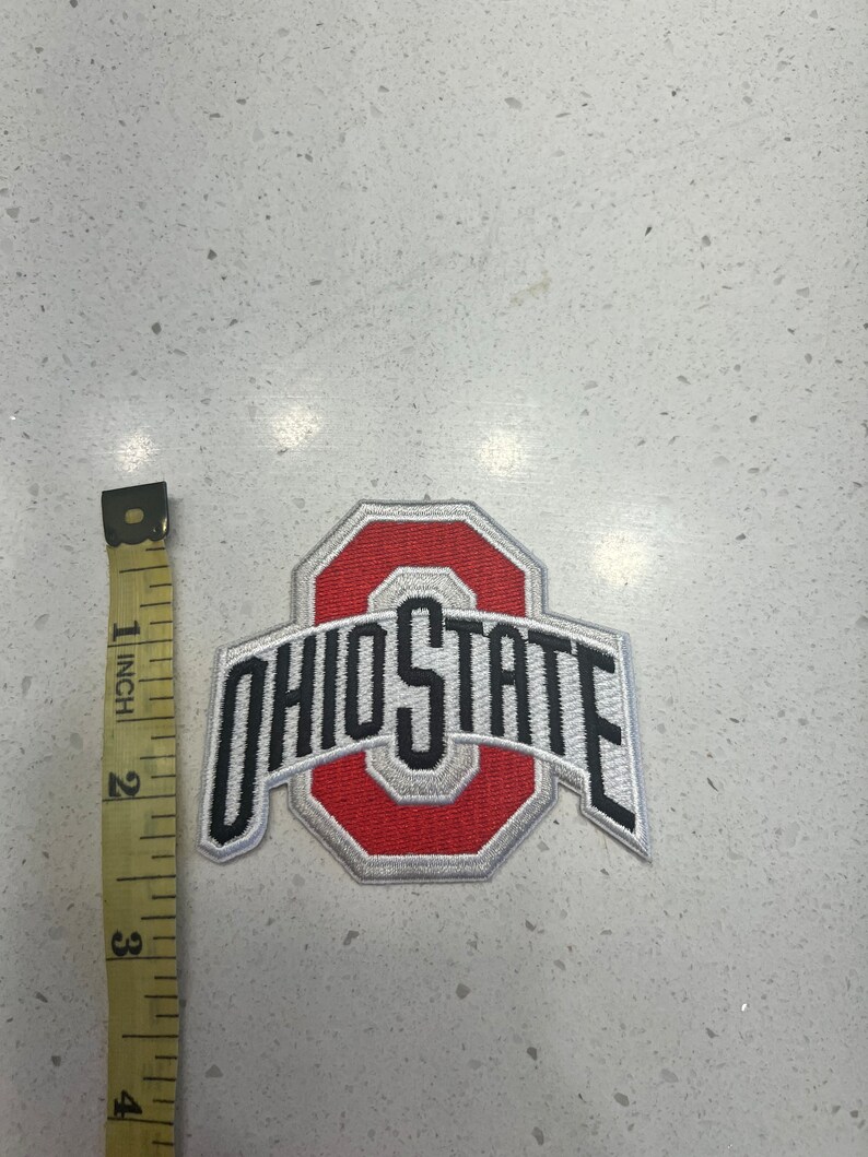 OHIO STATE UNIVERSITY embroidered Patch/ Iron On Patch / Sew On Patch / Backpack Patch / Jacket Patch / Collegiate Embroidery / Buckeyes image 5