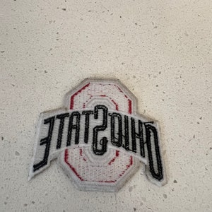 OHIO STATE UNIVERSITY embroidered Patch/ Iron On Patch / Sew On Patch / Backpack Patch / Jacket Patch / Collegiate Embroidery / Buckeyes image 4