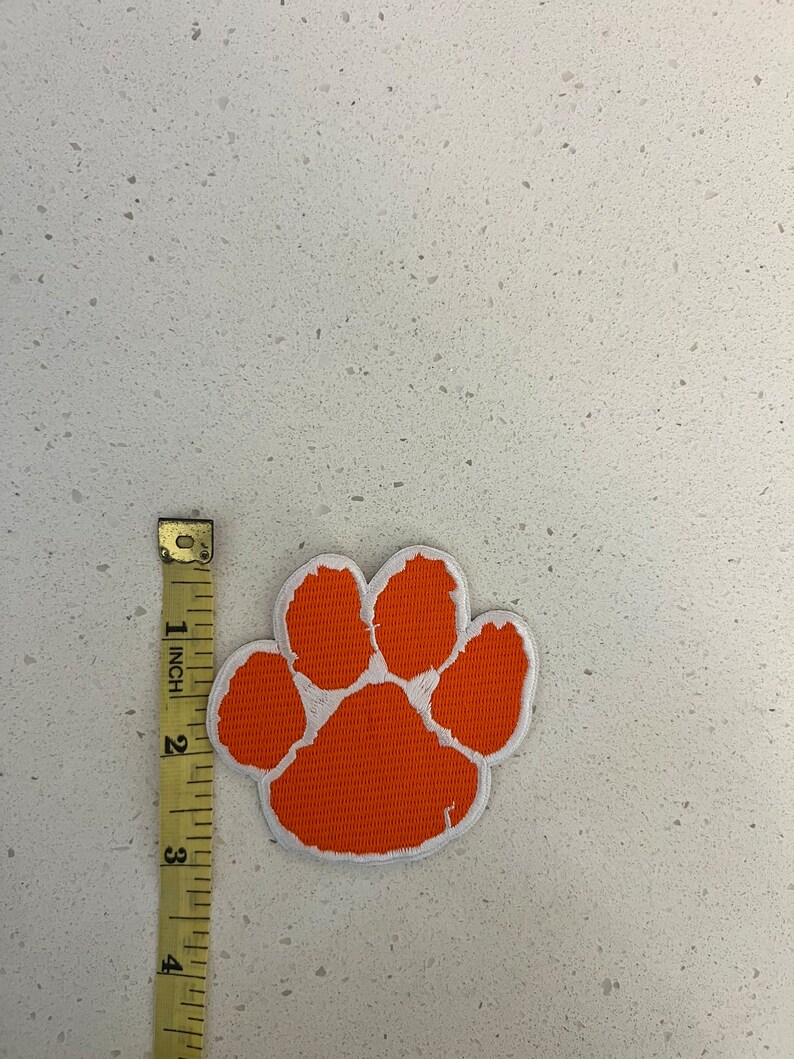 CLEMSON UNIVERSITY Embroidered Patch/ Iron on Patch / Sew on Patch