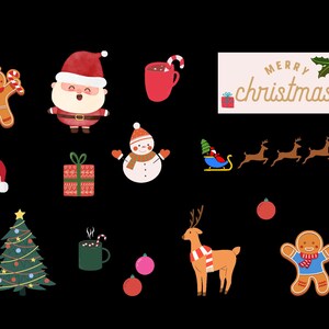 Christmas printable icons