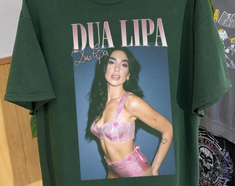 90s Dua Lipa Graphic Tee Shirt, Dua Lipa shirt, Dua Lipa 90s Rap tees, Hip hop shirt, Graphic tee   Gift for men women unisex tshirt