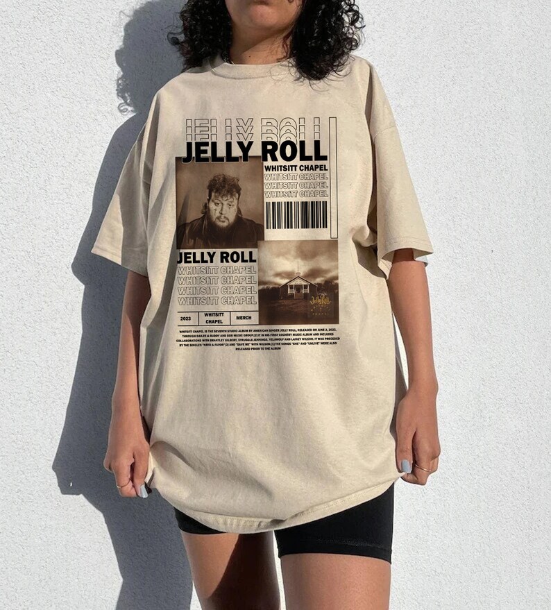 Jelly Gift Graphic Shirt, Jelly Graphic Shirt, Retro Jellyrol Concert
