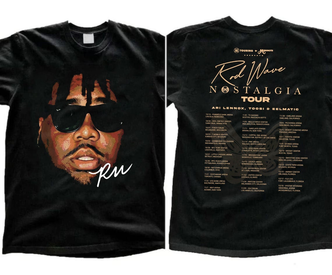 Rod 2side Graphic Shirt, Nostalgia Tour 2023, 90s Rap Music Shirt 2 Sides,  Bootleg Vintage, Wave Nostalgia 90s Rap Gift for Men Women Tshirt 