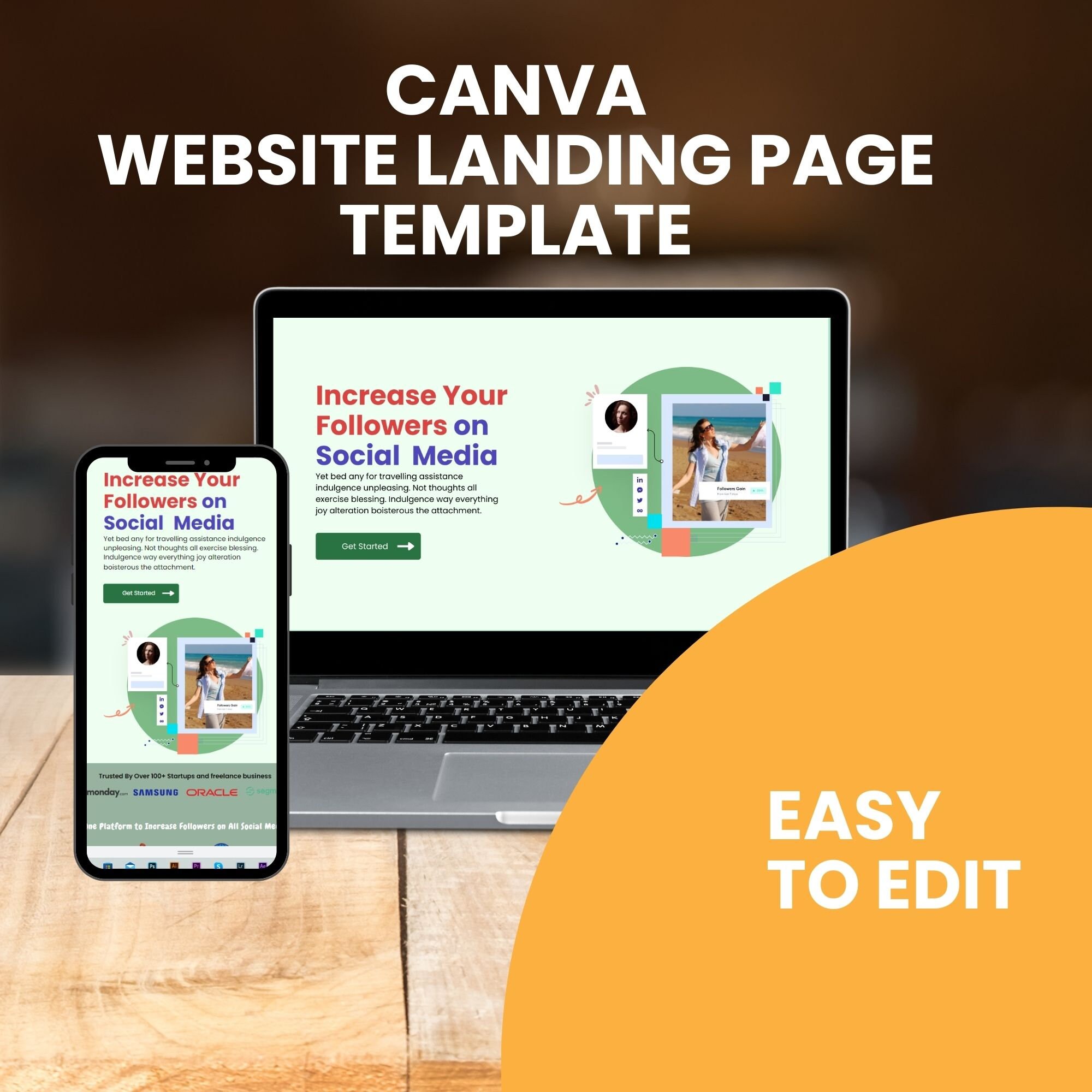 Free Website Builder for Small Business Landing Page Company - Etsy