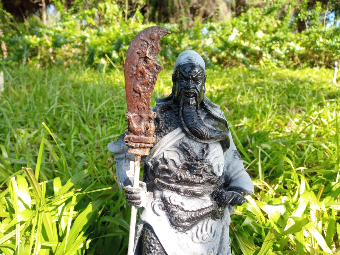 Guan Yu Statue Ornament Guan Gong Statue Chinese Hero Statue Feng Shui