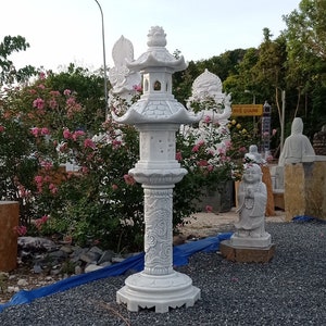 Stone lantern,Marble Lamp,Lighting,Garden Figurines,Entrance gate,Drive gates,Sculpture Ornament,Chinese lantern