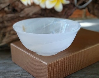 Onyx kom Jade Bowl Home deocr kom Onyx schotel Crystal bowl Stone bowl Lucky stone Energy stone Verjaardagscadeau Verjaardagscadeau