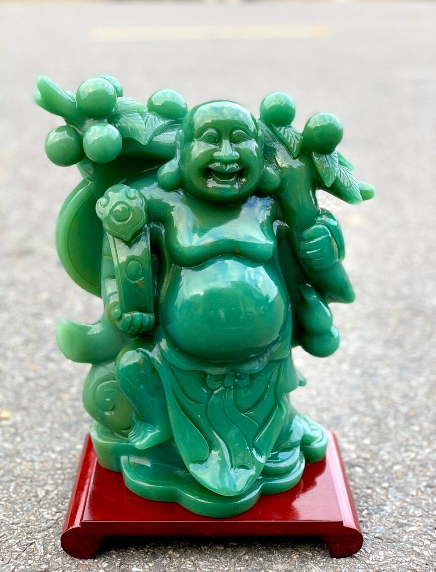 Laughing Buddha Statue Happy Buddha Jade Buddha Lucky Buddha