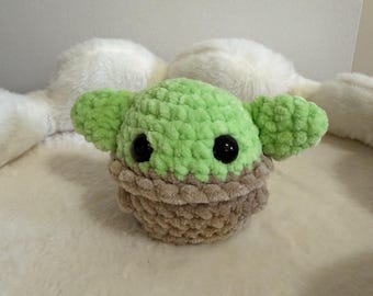 Bebé extraterrestre verde