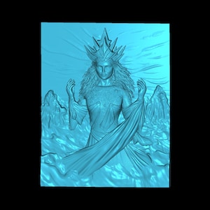 Yemanya 3D STL für CNC und 3D Druck