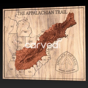 Appalachian Trail 3d STL pour CNC et impression 3d
