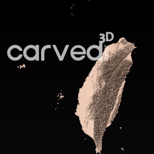 Taiwan cnc, topo, topográfico, mapa, terreno, relevo, país, moinho, fresagem, terreno 3D, terra, ESTADO, cavalete