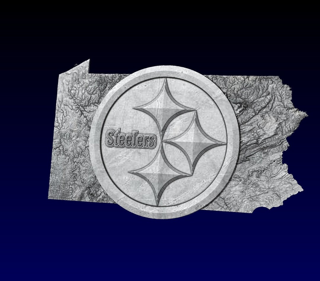 Steelers 3D STL for CNC Carving and 3D Printing - Etsy
