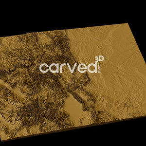 State of Colorado 3d Topographic Model STL for CNC Carving and 3d ...