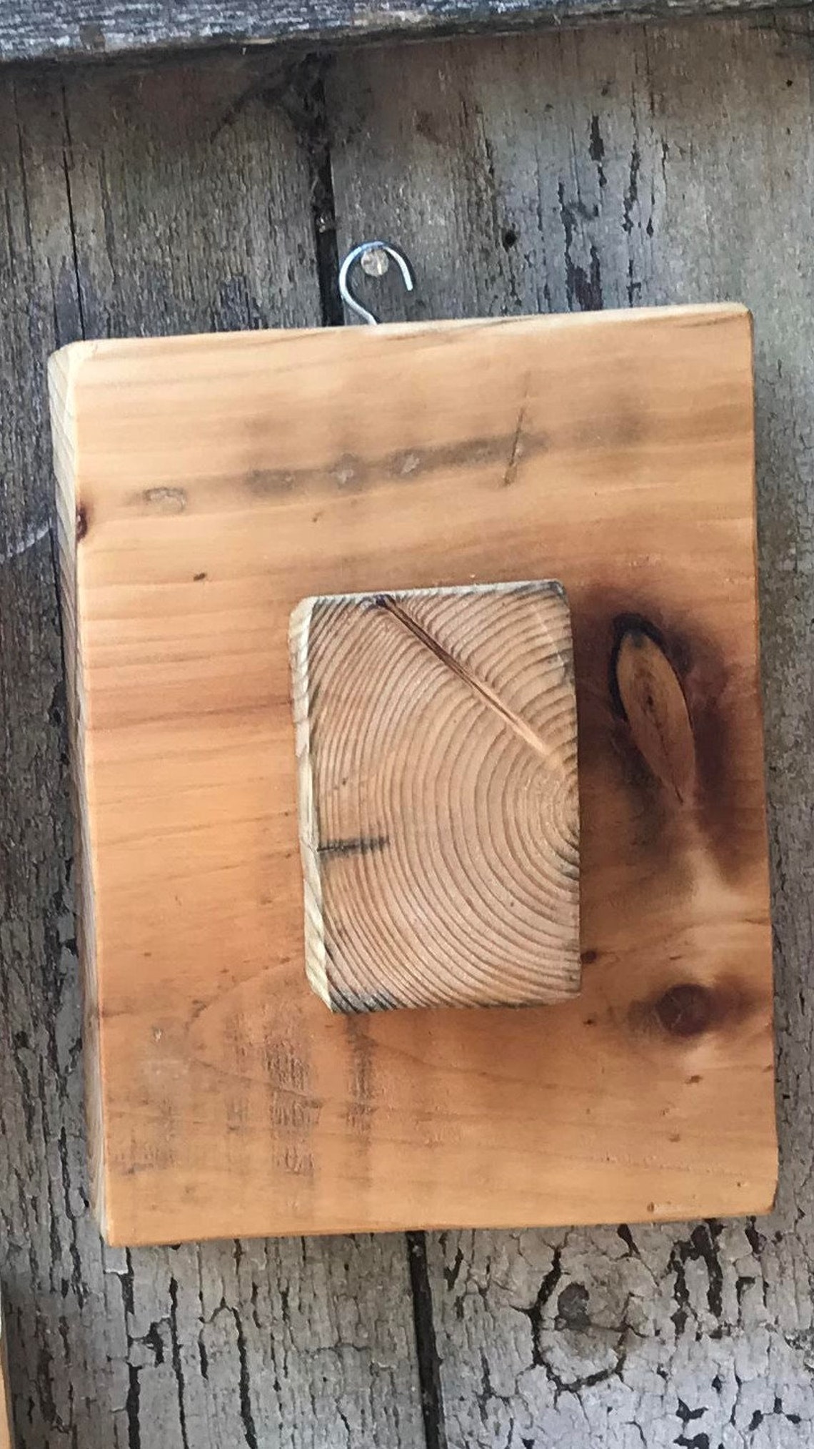 Seed Tray Tamper Hand Made Personalised Wood Rustic Garden Tools Garden