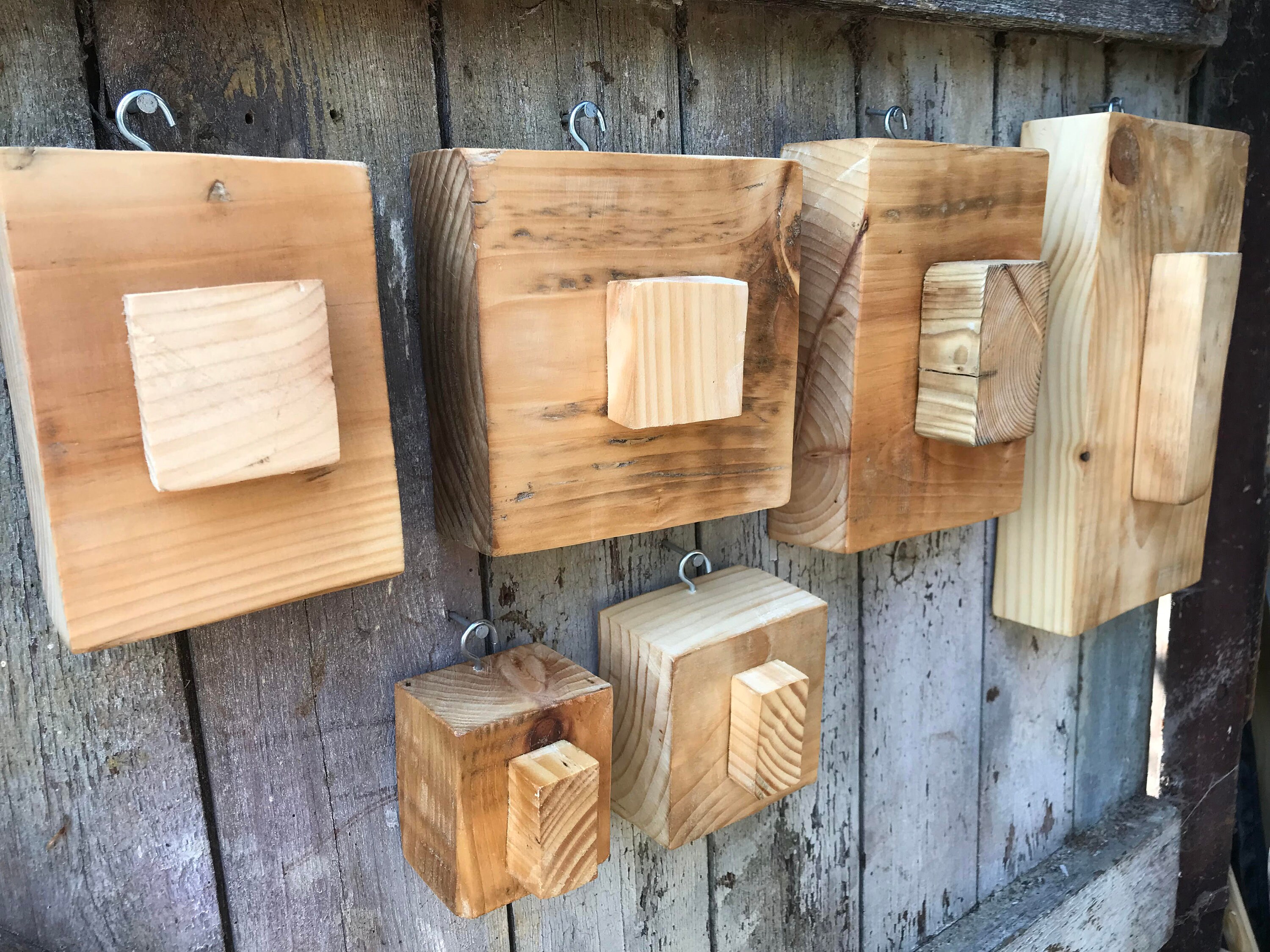 Seed Tray Tamper Hand Made Personalised Wood Rustic Garden Tools Garden