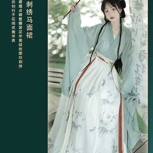 Green Hanfu Dress Wei Jin Hanfu Vintage Chinese Dress - Etsy
