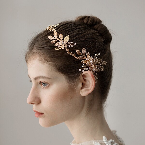 Chinese Bride Gold Hairpiece Etsy Chinese Bride Gold Hairpiece Etsy