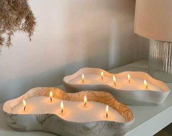 Candle Sand 1.3 kg/3 lb + 40 Wicks: White, Pearled, Scent-Free Powder for Pearl Wax Candles, Wedding Granulated Candle Dust from Candlera