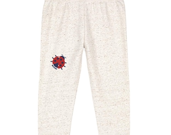 Ladybird Baby Jogger Pants Organic Ladybug Baby Trousers Toddler Pants Jumper Nature Lover Baby Pants Spring Baby Sustainable Eco Baby Gift