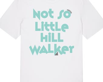 Hill Walker T-Shirt Organic Hiking Tee Adventure Camping Shirt Sustainable Trekking Top Eco Hill Walking Gift Matching Set With Baby T-shirt