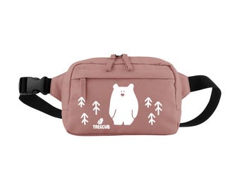 Tree Cub Recycled Cross Body Bag Bear Hip Bag