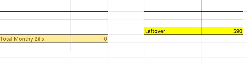 Budget by Week Spreadsheet - Etsy