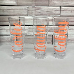 Personalized shooters, personalized shot glass, plastic shot glass, shot glass with name,