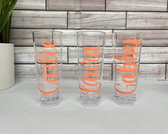 Personalized shooters, personalized shot glass, plastic shot glass, shot glass with name,