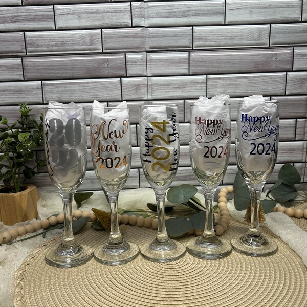 Rose Gold Champagne Flutes Etsy