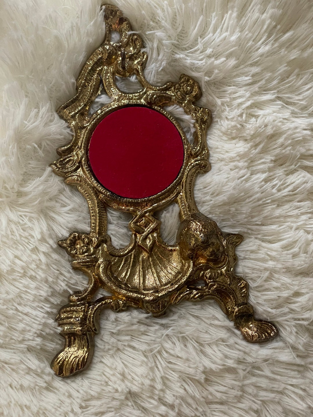 Vintage VIP Co Brass Pocket Watch Easel - Etsy