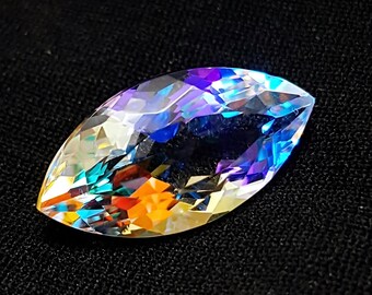 Mystic Topaz Loose Gemstone: Marquise Cut, 15 Carat