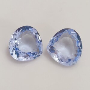 32 Carat Pear Cut Blue Aquamarine Loose Gemstone Pair