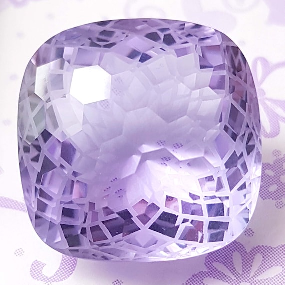 Kunzite D'Afghanistan - 7,55 Ct - Rose - VVS - Taille Rectangle