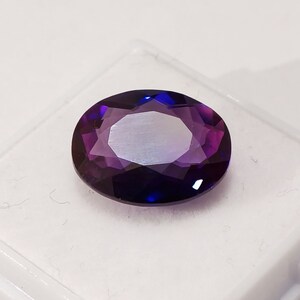Natural Purple Tanzanite Extremely Rare Cut 10 Carat Oval Shape AAA+ Loose Gemstone, Ring Size Gemstone, Valentine's Day Gift for Her/Him
