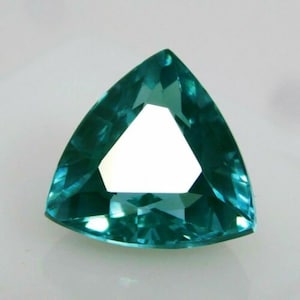 Natural Precious Rare Grandidierite Bluish Green Trillion Cut Loose Gemstone 10 to 12  Carat, Grandidierite Ring Size, Gift For Her/Him