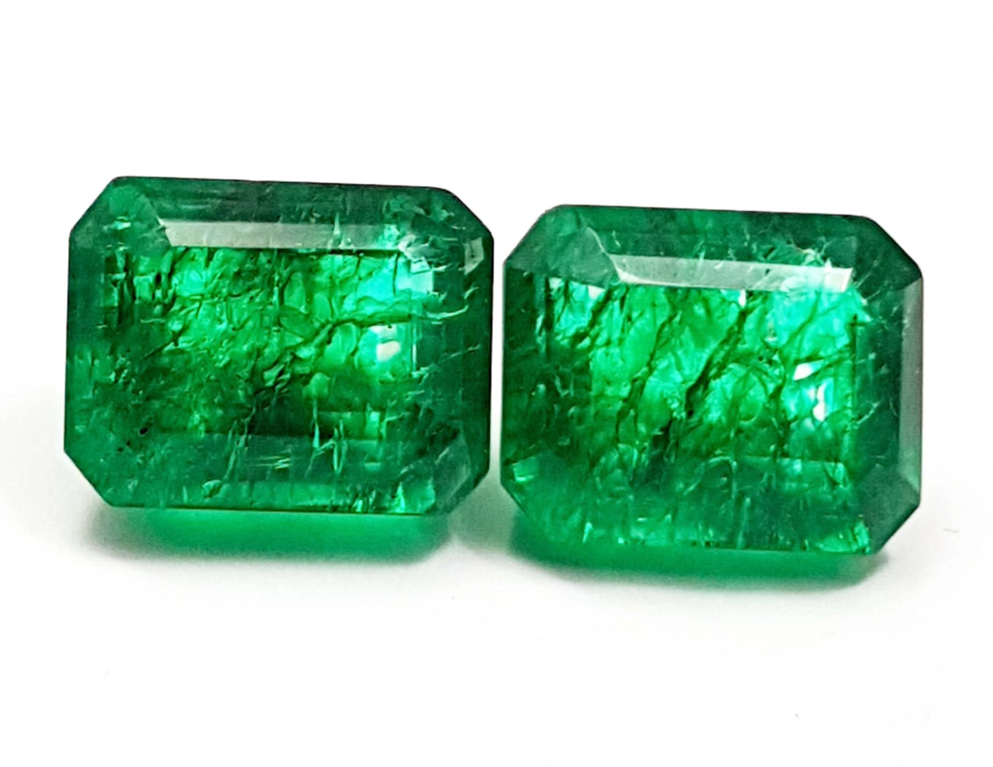 Émeraude Naturelle De Colombie - 9.22 Carats - Certifiée GIL - Taille Excellente - Neuf Avec Étiquettes