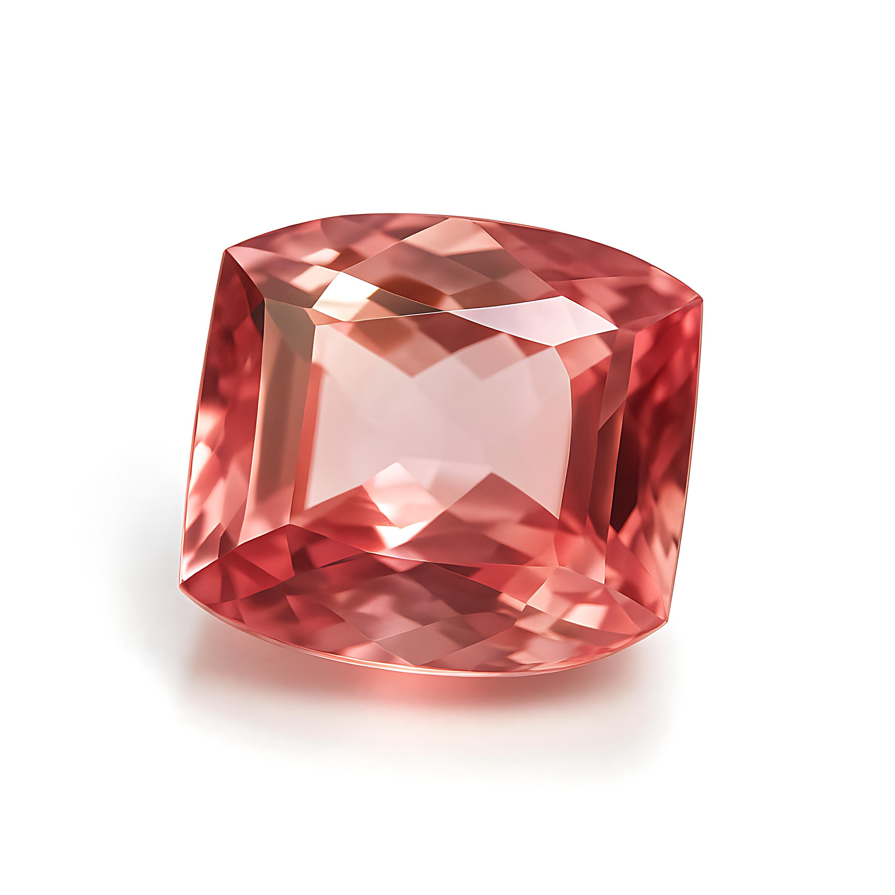 10 Ct Ceylon Padparadscha Sapphire: AAA Cushion Cut Orangish Pink Gemstone  - Etsy Israel, image size:3000x3000