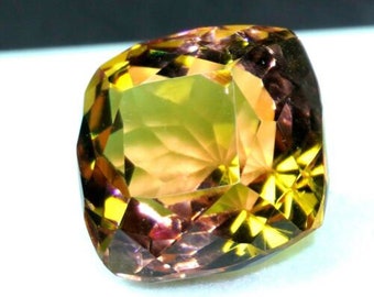 Zultanite 10 Ct Natural Zultanite Stone Cushion Cut Faceted Colors Changing Diaspore Loose Zultanite Diaspore Zultanite Ring