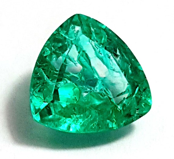 Émeraude De Colombie Exceptionnelle - 9,11 Carats - Taille Poire - Qualité Excellente