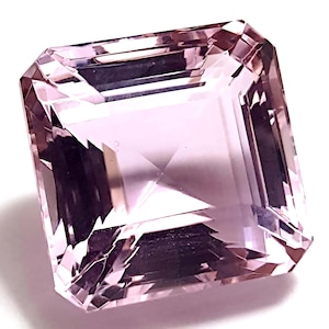 Morganita de Madagascar premium, colgante de morganita rosa de 15 quilates con forma cuadrada, piedra preciosa suelta, regalo de Año Nuevo para mujeres.