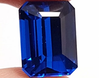 9 to 10 carat natural AAA blue Tanzanite Loose gemstone origin Tanzania, Jewelry Making Tanzanite stone for ring , Emerald cut blue Gemstone