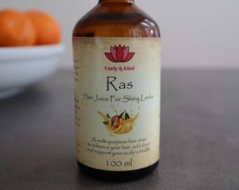 Jugo capilar Ras: Tratamiento natural para equilibrar el cuero cabelludo con vinagre de manzana