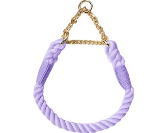 Pettsup katoenen touw Martingale halsband, schattige designer halsband voor meisjes/jongenshonden