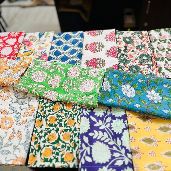 Ensemble de serviettes de table en coton indien, réutilisables et respectueux de l'environnement, serviettes de table de cuisine bohème pour tous les jours et les fêtes.