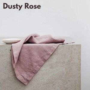 100 Pack Dusty Rose Cloth Napkins 100% Cotton Table Dinning Napkins Set ...