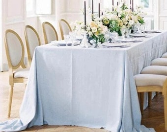Boho-Hochzeitstischdekoration, Tischdecke aus 100 % Baumwolle, rechteckig, quadratisch und rund, individuelle Tischdecken,