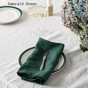 100 Pack Sage Green Napkins For Everyday Dinner And Wedding Table Napkin 100% Cotton Reusable Kitchen Napkin Zero Waste Cloth Napkins. image 6
