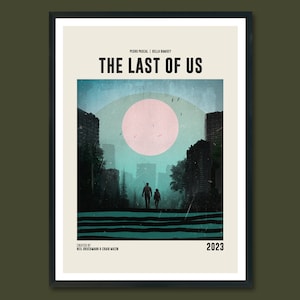The Last of Us TV Series Print, Gaming print, Posters, Gaming poster, Gamer Gift, Joel, Ellie, Fireflies, game inspired, Joel, Ellie